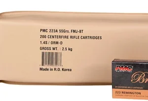 PMC 223 REM 55GR FMJ-BT - 200RD BATTLE PACK  5BP/CS