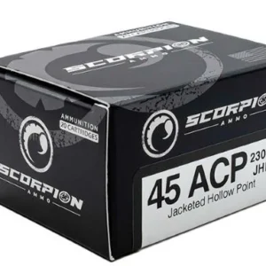 SCORPION 45ACP - 230GR JHP 20RD 10BX/CS