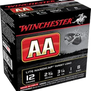 Winchester 12 Gauge AAHLA128 Ammunition AA Target Loads 2-3/4    Lead 8 Shot 1oz 1290fps Case of 250 rounds