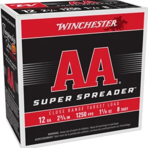 WINCHESTER AA 12GA 2.75" 1-1/8 - SPREADER #8 1250FPS 250RD CASE