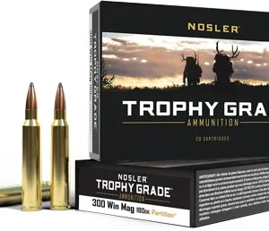 NOSLER TROPHY 300 WIN MAG - 180GR PARTITION 20RD 10BX/CS
