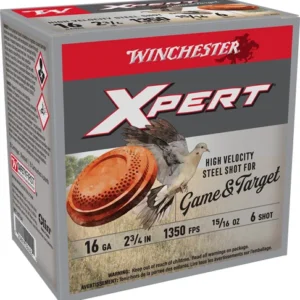 WINCHESTER XPERT STEEL 16GA - 2.75" 15/16OZ #6 25RD 10BX/CS