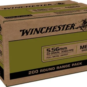 WINCHESTER USA 5.56X45 62GR - GREEN TIP 800RD CASE LOT