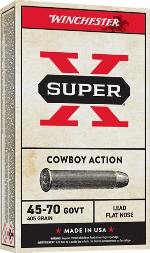 WINCHESTER SUPER-X 45-70 GOV - 405GR LEAD-FN 20RD 10BX/CS - Image 2