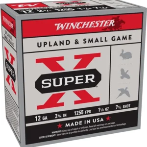 WINCHESTER SUPER-X 12GA 2.75" - 1-1/8OZ #7.5 1255FPS 250R CASE