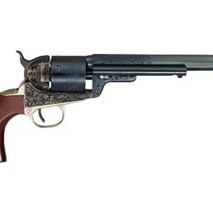 Cimarron CA925C00WBH 1851 Richards-Mason Conversion 7.5" .38 Special 6 Rounds Charcoal/Blued w/ Wild Bill Hickok Engraving