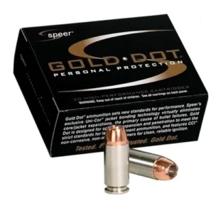 CCI 40 S&W Ammunition Speer 23974 180 Grain Gold Dot Short Barrel Hollow Point 20 Rounds