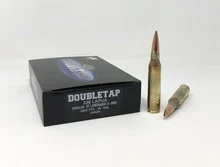 Double Tap 338 Lapua Ammunition 338L300LR 300 Grain Long Range Hollow Point Boat Tail 20 Rounds