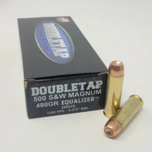 Doubletap 500 S&W Ammunition 500455EQ 455 Grain Equalizer Hollow Point 20 Rounds