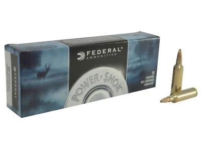 Federal 270 WSM Ammunition Power-Shok F270WSME 130 Grain Soft Point 20 rounds