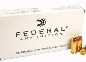 Federal 45 Auto Ammunition F45D 230 Grain Jacketed Hollow Point 50 rounds