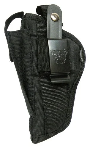 BULLDOG EXTREME SIDE HOLSTER - BLACK 2-5" AUTOS W/LASER OR LT
