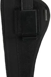 BULLDOG EXTREME SIDE HOLSTER - BLK W/MAG POUCH REV 2-2.5" BBL
