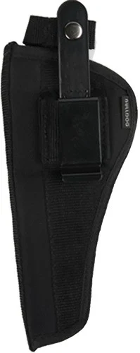 BULLDOG EXTREME SIDE HOLSTER - BLK W/MAG POUCH REV 2-2.5" BBL
