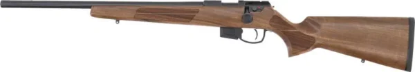 ANSCHUTZ 1761L D HB 17HMR - 20" BLUED/WALNUT CLASSIC LH