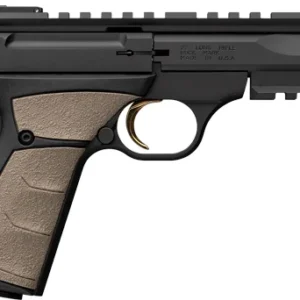 BROWNING BUCK MARK BLACK LABEL - 22LR 4" BLACK/FDE W/PIC RAIL
