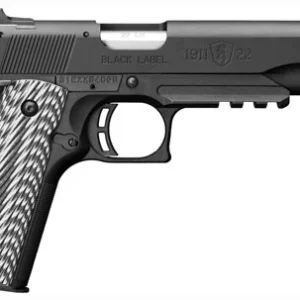 BROWNING 1911-22 COMPACT SUPPR - READY W/ RAIL 22LR 4.25" G10