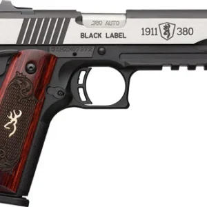 BROWNING 1911-380 BLACK LABEL - MEDALLIAN PRO 4.25" FS W/RAIL