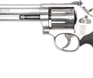 S&W 648 22WMR 6" PATRIDGE FS - STAINLESS STEEL SYNTHETIC GRIP