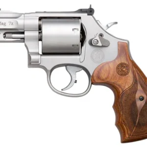 S&W 686 PERFORMANCE CENTER - 357 MAGNUM 7-SH 2.5" SS WOOD