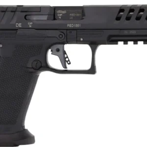 WALTHER PDP MATCH 9MM 5" OR - 10-SHOT BLACK POLYOMER FRAME