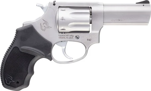 TAURUS 942 22LR 3" 8-SHOT - FIXED SIGHT MATTE STAINLESS - Image 2