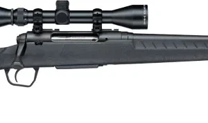 SAVAGE AXIS XP 243 20" COMPACT - THREADED W/3-9X40 BLACK/BLACK
