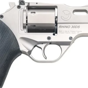 CHIAPPA RHINO 30DS 357MAG - 3" ADJ. SIGHT CHROME/RUBBER