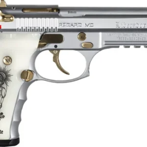 GIRSAN REGARD LIBERADORE 9MM - GOLD/CHROME ENGRAVED 18-SHOT