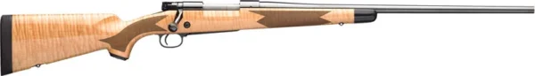 WINCHESTER MODEL 70 SUPER - GRADE MAPLE 6.5CM 22" BLUED