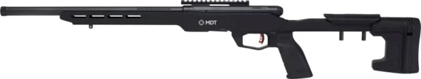 SAVAGE B22 PRECISION 22WMR 18" - HB MDT CHASSIS W/RAIL BLACK