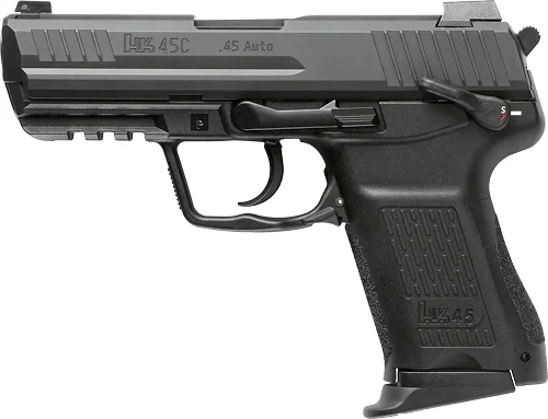 HK HK45C COMPT V1 DA/SA 45ACP - 3.94"BBL 2-8RD BLACK