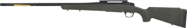 CVA CASCADE 7MM PRC 24" #3 - W/RAIL BLACK/OD GREEN