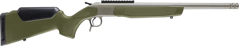 CVA SCOUT TD V3 350 LEGEND 20" - STAINLESS/OD GREEN SYNTHETIC<