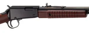 HENRY H3 PUMP ACTION 22S/L/LR - 20" OCTAGON BLUED WALNUT