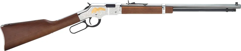 HENRY H4 GOLDEN EAGLE 22LR - 20" OCTAGON WALNUT ENGRAVED