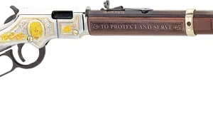 HENRY H4 LAW ENFORCEMENT TRIB. - 22S/L/LR 20" OCTAGON ENGRAVED