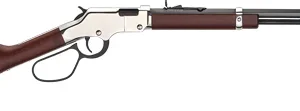 HENRY H4 GOLDENBOY SILVER 22LR - 20" OCTAGON WALNUT LARGE LOOP