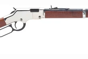 HENRY H4 GOLDENBOY SILVER - 22WMR 20.5" OCTAGON WALNUT