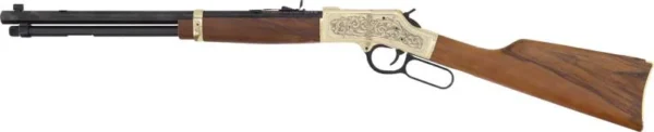 HENRY H6 BIG BOY BRASS 357/38 - SIDE GATE 20" OCT DELUXE ED.