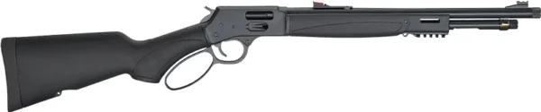 HENRY H12 X MODEL LEVER 44MAG - 17.4" TB BLUED BLACK SYN.