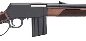 HENRY H23 LASR SUPREME 450BM - 18" THREADED BLUED WALNUT