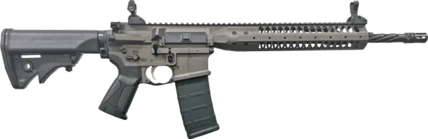 LWRC IC-SPR BILLET 5.56 NATO - 16" 30RD GREY W/ BLACK STOCK