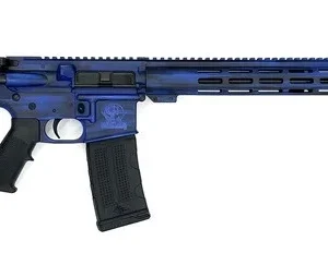 Great Lakes Firearms GL15223B-RYB 223 Wylde 16" 30+1 Battleworn Royal Blue Cerakote/Nitride Barrel