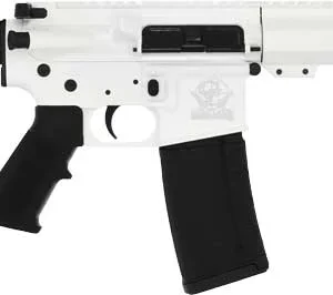 GLFA AR15 PISTOL 223 WYLDE - 7.5" NITRIDE BBL WHITE