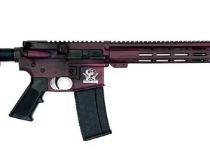 Great Lakes Firearms GL15223SSB-CHY 223 Wylde 16" 30+1 Battleworn Black Cherry Cerakote /Stainless Barrel