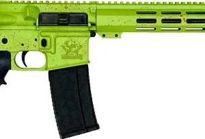 GLFA AR15 SPLATTER 223 WYLDE - 16" NIT BBL ZOMBIE GREEN