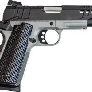 Great Lakes Firearms GL1911-45CSSSRK 1911 4.25" 8+1 Black/SS Barrel/Bull Shark