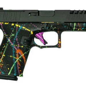 Great Lakes Firearms GL19SBLK Striker 4" 15+1 Splatter Black/Nitride Barrel