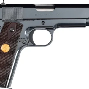COLT GOVERNMENT 1911 38 SUPER - 5" 9RD ROYAL BLUE ROSEWOOD